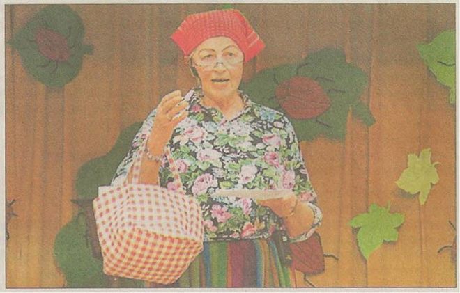 Christa Schulze berichtet von ihrer Arbeit auf dem Bauerhof